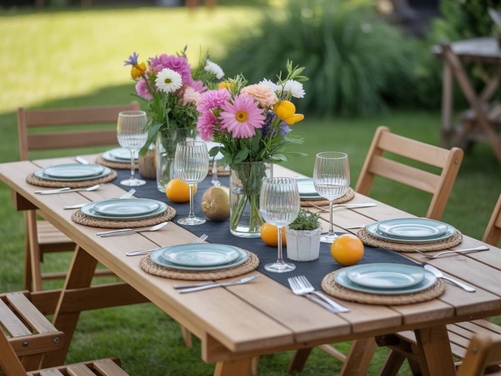Sommerliche Tischdeko-Ideen: Kreative Arrangements für Gartenpartys und Grillabende