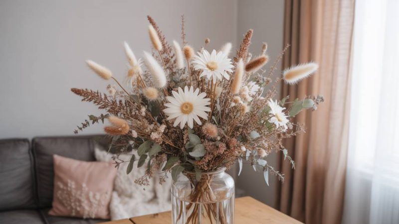 Natürliche Deko-Ideen mit Trockenblumen: Zeitlose Akzente für jede Jahreszeit
