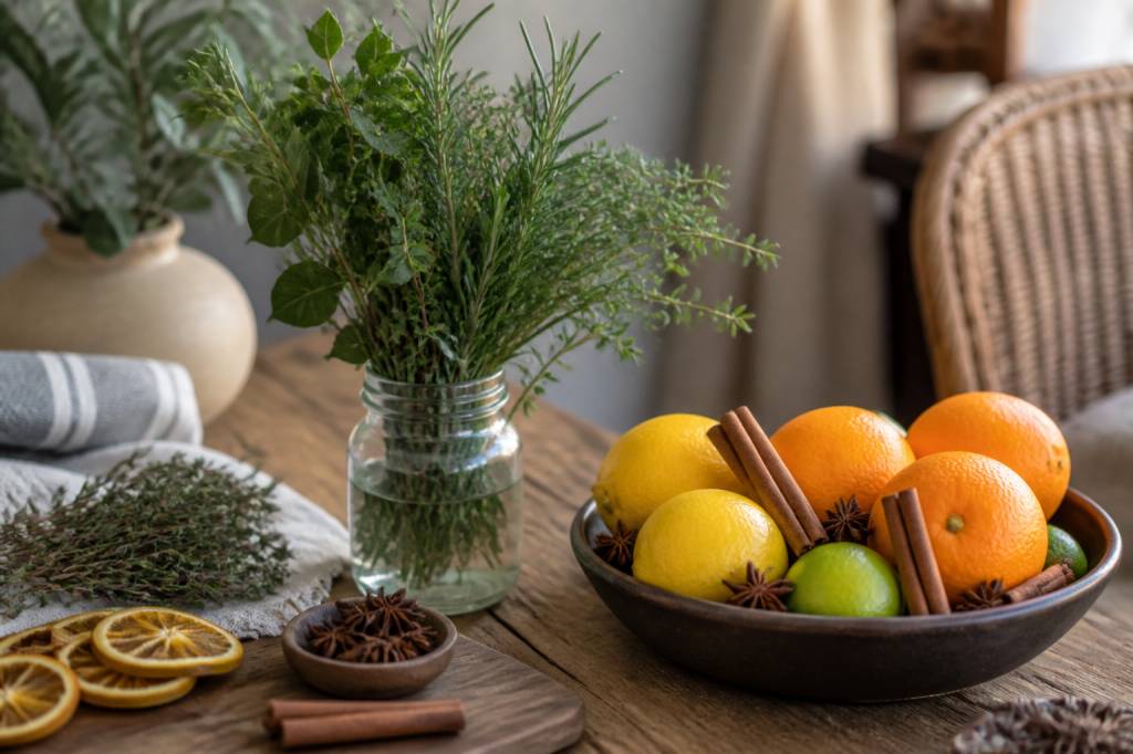 Natürliche Duftdeko für dein Zuhause: Stilvolle Ideen mit Kräutern, Zitrusfrüchten und Gewürzen