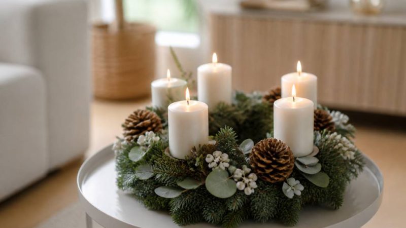 Adventskranz trend 2026: die schönsten ideen für moderne weihnachtsdekoration